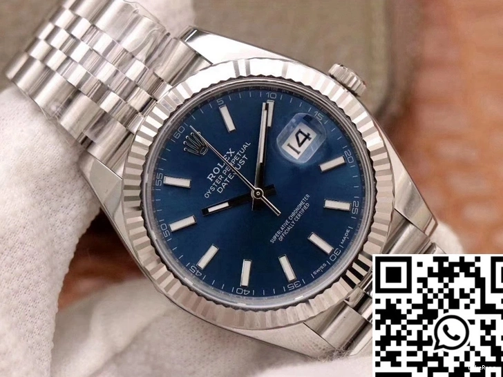Rolex Datejust Factory 126334 Blue Dial AR 41 0921